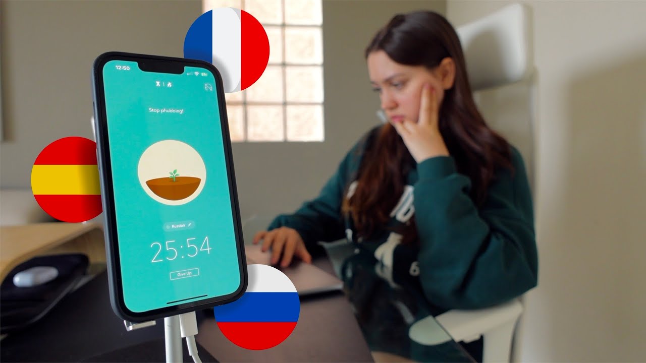 STUDY VLOG ⭐️ study 3 languages with me | French, Russian & Spanish