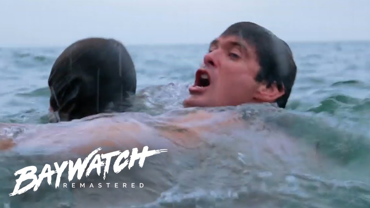 ⁣A Beach Party Disaster Waiting To Happen! Mitch & Eddie To The Rescue! Baywatch Remastered