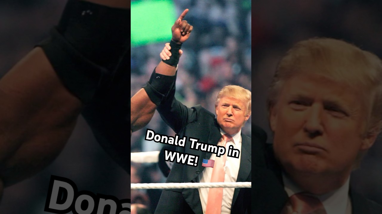Il presidente USA DONALD TRUMP in WWE!