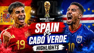 Spain 0 - 0 Cabo Verde | Full Match Highlights Fifa World Cup 2026 #youtube #trending #youtube 