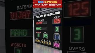 Controlling a MASSIVE Cricket Scoreboard from my Phone 🤯#Cricket #CricketLovers #ledscoreboard