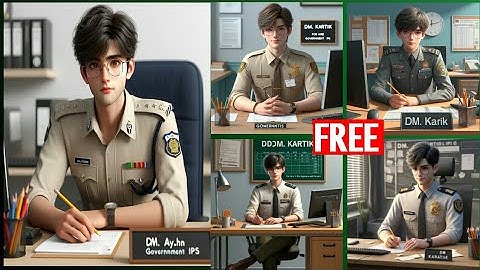 Create 3D Ai D.M image creator 2024 |Indian Police Service | bing image creator |new tutorial