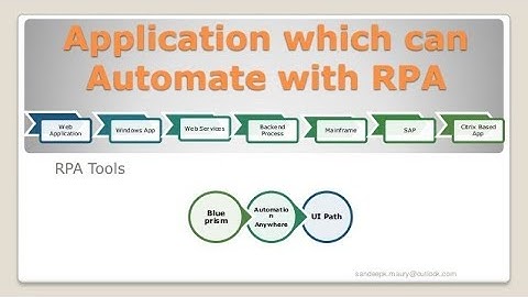 RPA BLUEPRISM SDD