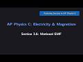 (AP Physics C E&M) Section 3.6: Motional EMF