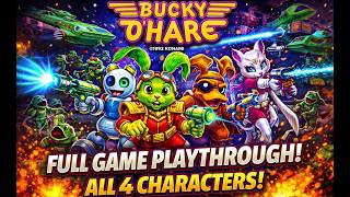 Bucky O'Hare 1992 – Full Game Complete With All 4 Heroes – Arcade Run & Gun Action screenshot 4