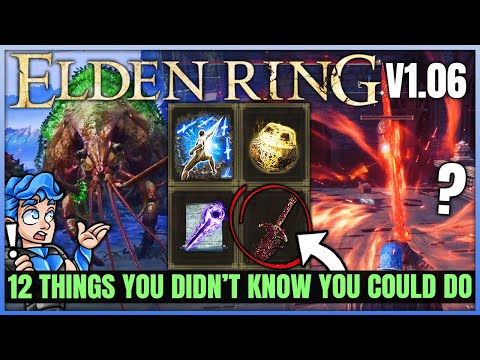 12 New Secrets You Didn't Know About in Elden Ring - Boss Weapon Attacks & Immortal - Tips & More!