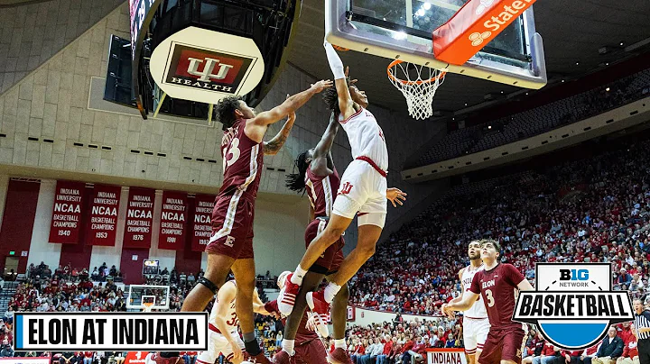 Elon at Indiana | Highlights | Big Ten Men's Baske...