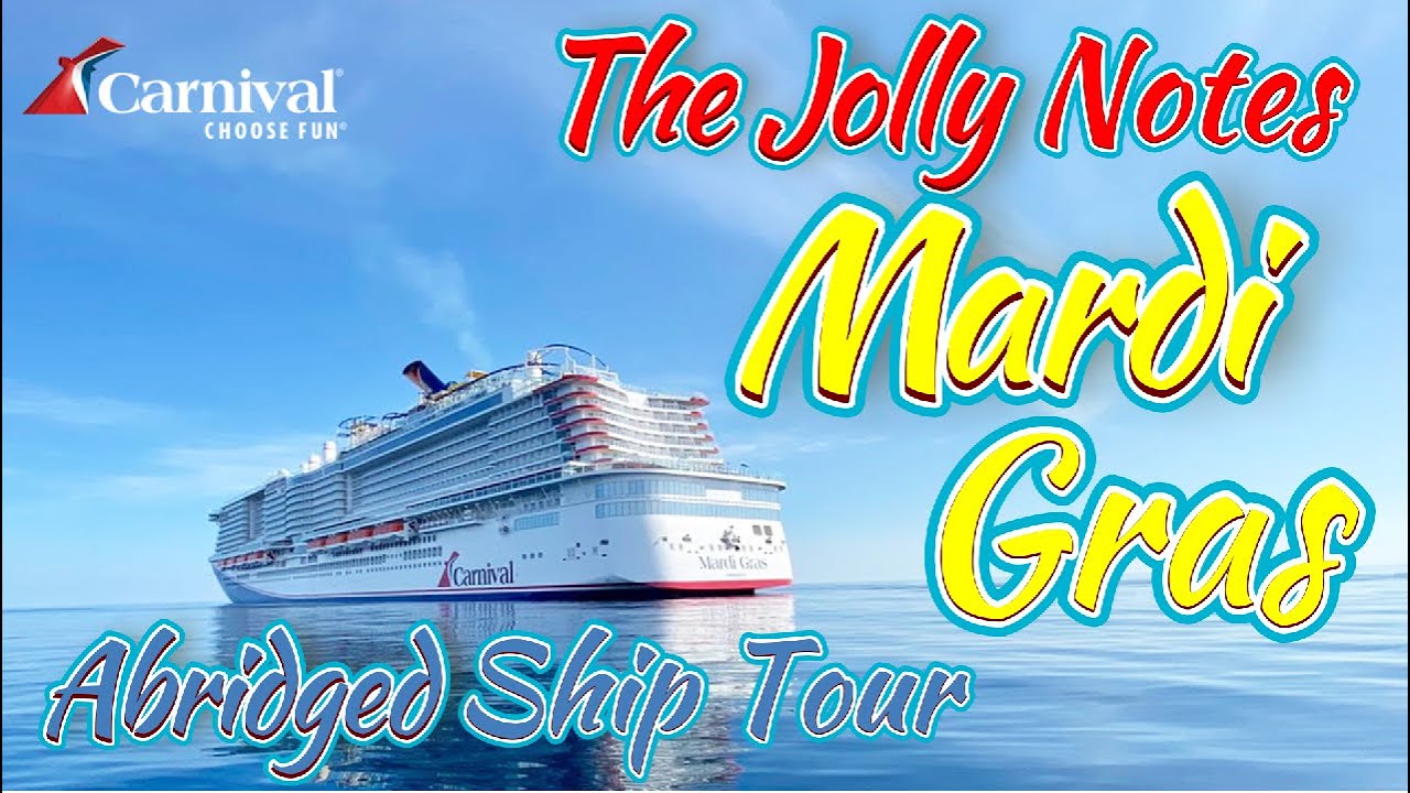 Carnival Mardi Gras Abridged Ship Tour The Public Areas That You Need to Know
