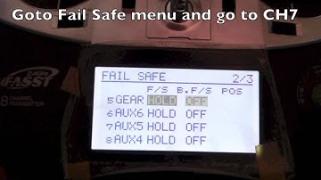 Futaba T8FG Fail-safe with DJI Naza, WK-M