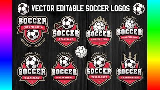 Logo Design Sets: Soccer and Football Logos 3 screenshot 5