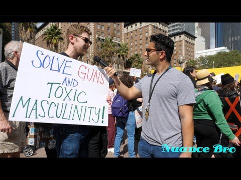 interviewing-gun-control-protesters-at-rally-to-end-gun-violence