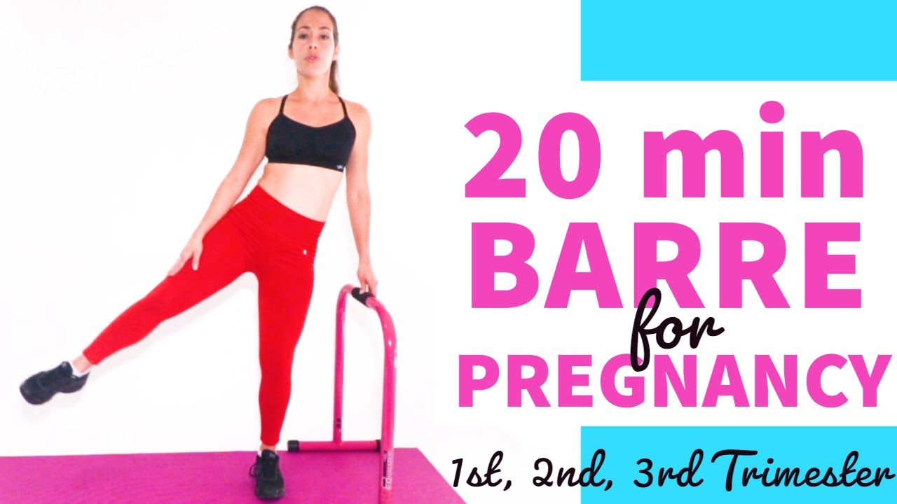 BARRE workout for Pregnancy 2/2 YouTube