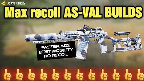 BEST not Max AS VAL GUNSMITH Loadout/Class Setup!NO RECOIL,FAST ADS, HIGH ACCURACY BUILDS|COD Mobile