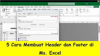 5 Ways to Create Headers and Footers in Ms. Excel - Ms. Excel Tutorial