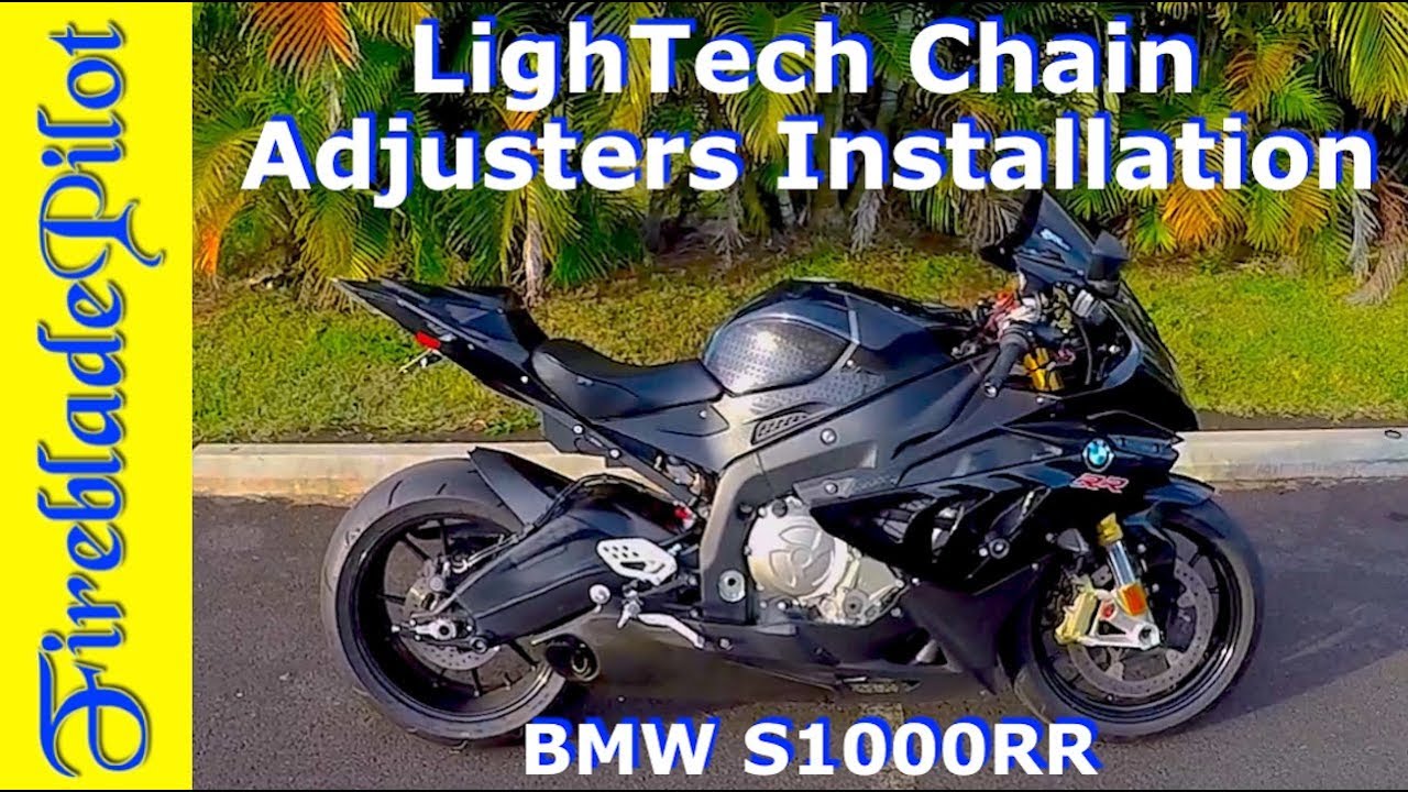 LighTech Chain Adjusters Installation and BMW S1000RR Walk Around YouTube