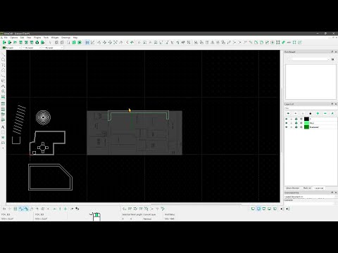 LibreCAD - Lesson 07 - Manage CAD Drawing Object Snap, Modify, Property, Attributes, Blocks, Layers
