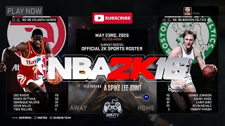 NBA 2K16 PS5 | 85–86 Hawks vs Celtics Classic Showdown