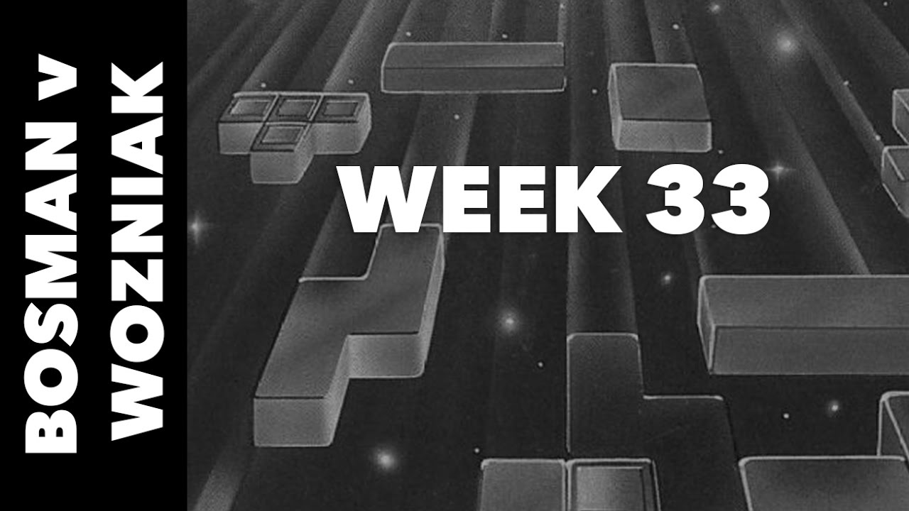 Bosman v Wozniak Week 33 gaming logo