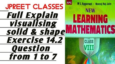 #class8 #mlaggarwal chapter 14 #visualising solid shape explain exercise 14.2 question 1,2,3,4,5,6,7