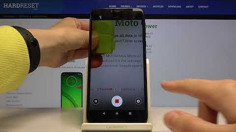 How to Start the Timelapse on MOTOROLA Moto G7 Power – Record Timelapse
