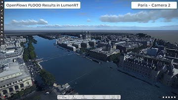 Flood simulation in Paris
