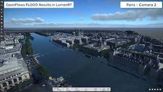 Flood simulation in Paris