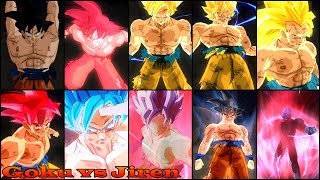 DBZ BT3 PS2 Mod Goku DBS (damaged) All Forms vs Jiren 【Audio Latino HD】