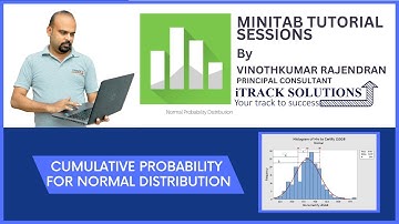 Descriptive statistics : Cumulative #probability for Normal distribution in #minitab