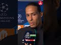 Virji van dijk explain why dey switch back to 5 backs #Liverpool #LiverpoolFC #LFC