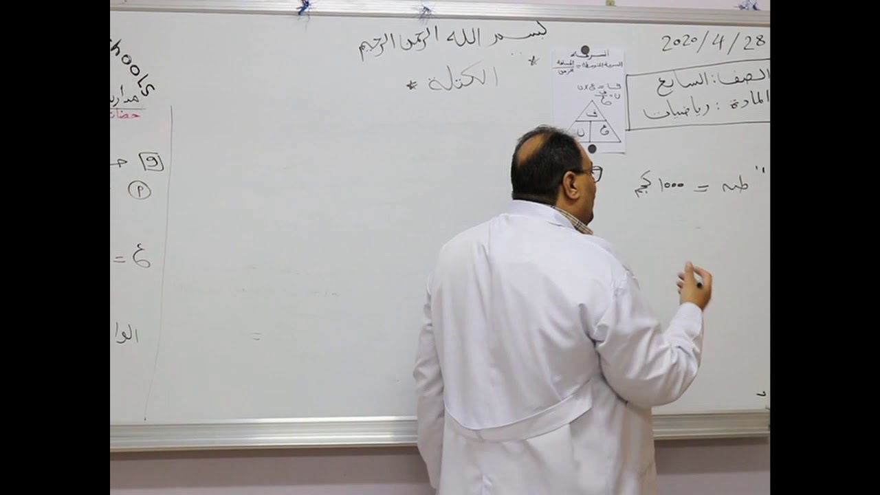 مادة الرياضيات للصف السابع الأساسي//  السرعة