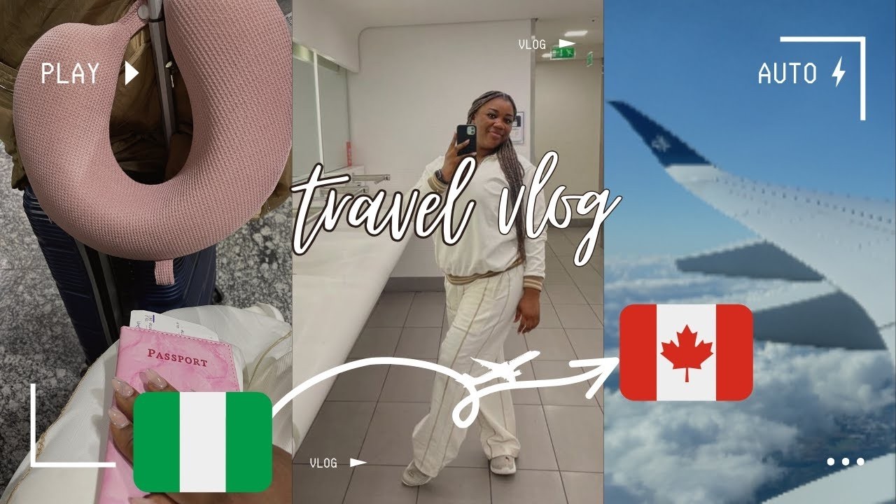 Moving from Nigeria🇳🇬Lagos to Canada Ontario🇨🇦 | solo travel | flying Air France | Travel vlog