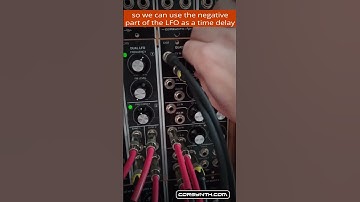 Corsynth - C115 Dual LFO - Delayed Modulations  #shorts #modularsynth #MU #5U #MUformat #synth