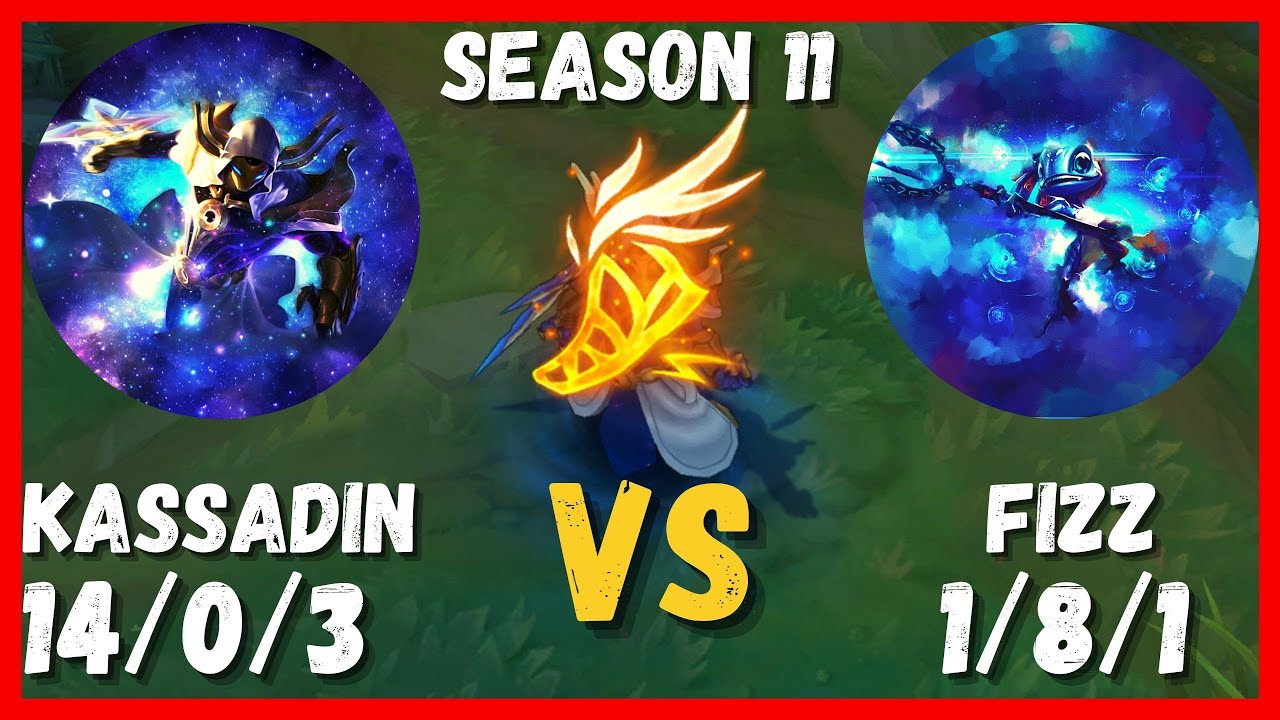Kassadin Mid vs Fizz s11  - KR Challenger Patch 11.4 😱