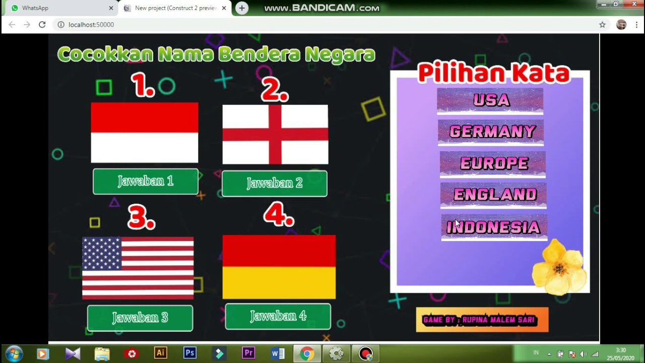 TUTORIAL MEMBUAT GAME SEDERHANA DI CONSTRUC 2 - YouTube