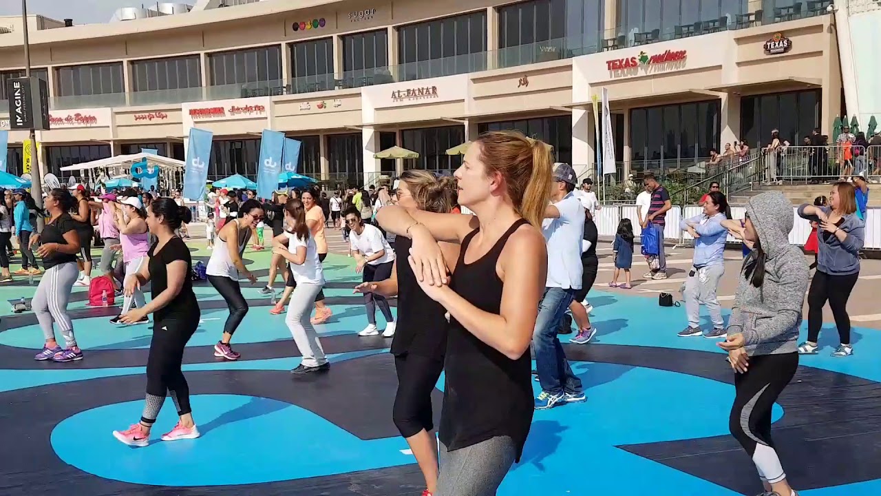 Gold's Gym for Dubai Fitness Challenge Closing Event YouTube