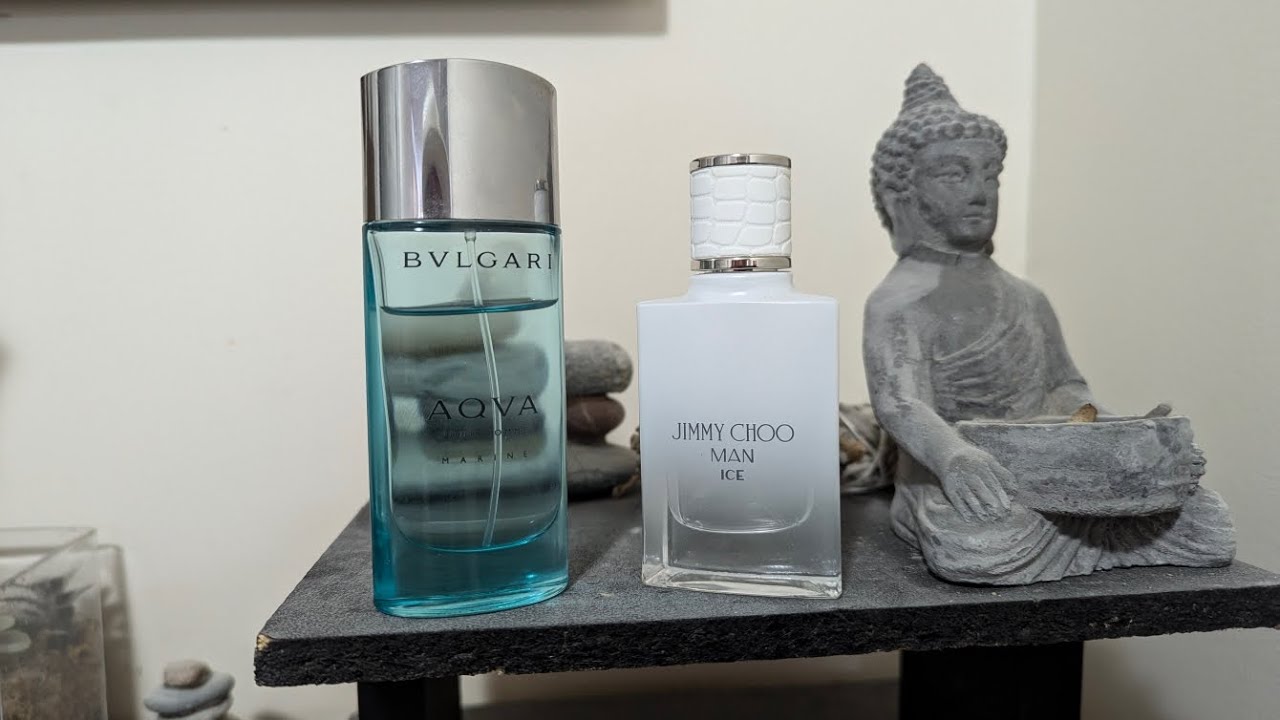 Mixologist 101.. Jimmy Choo Man Ice + Bulgari Aqua Marine.. will it blend?