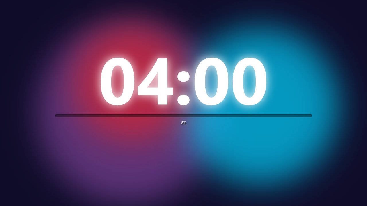 4 Minute Timer - Ambient Lava Lamp