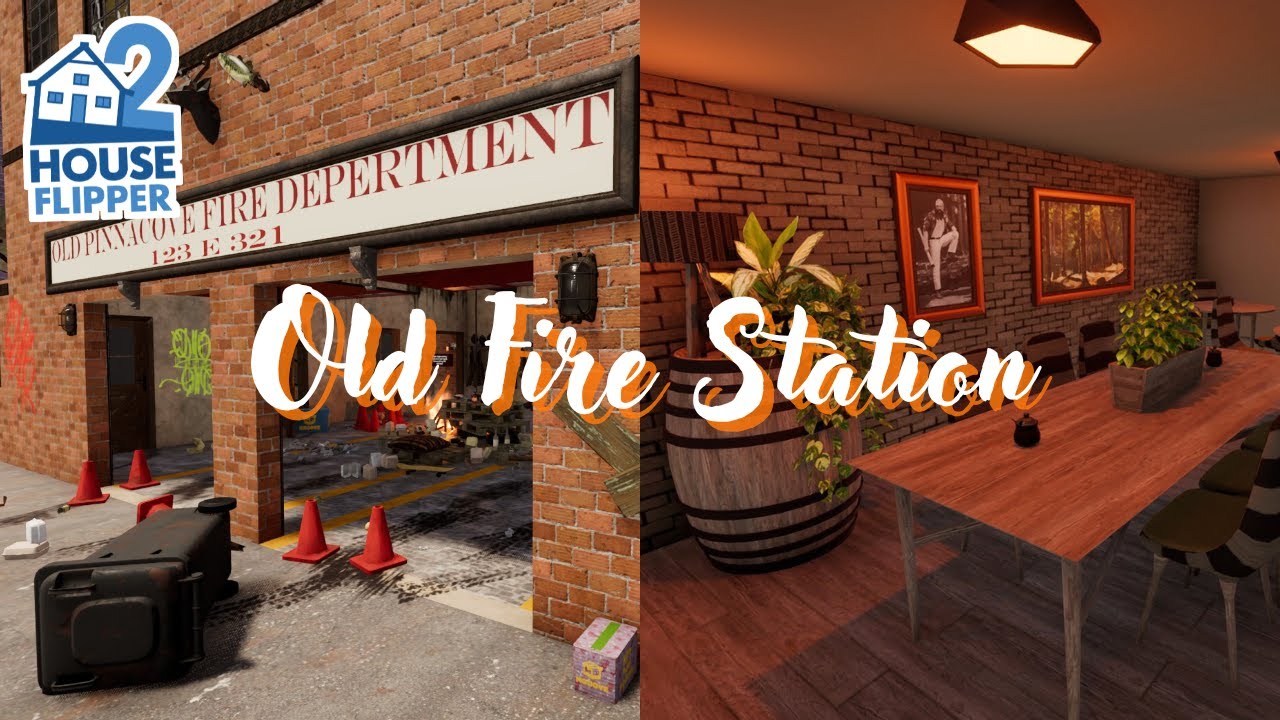 House Flipper 2 | 🔥Old Fire Station Makeover | Custom Job (No Commentary)