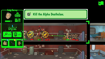 Fallout Shelter | Kill Alpha Deathclaw in my Pajamas