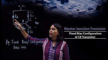 Fixed Bias Configuration of CE Transistor | Pillai College of Engineering | Prof. Florence S | ECCF