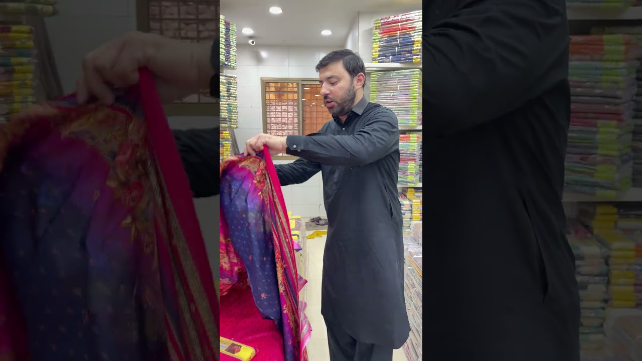 Dynasty digital lawn with lawn dupata 3pc 