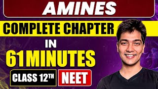 AMINES in 61 Minutes | Full Chapter Revision | Class 12th NEET