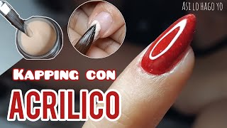 Kapping Con Acrílico El Secreto Para Que No Se Levante Ni Se Desprenda