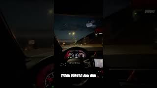 Dacia Duster 2023 Pov Sürüş Direksiyon Story Snap Şehir Içi Sürüş Gece - Neşet Ertaş Yalan Dünya