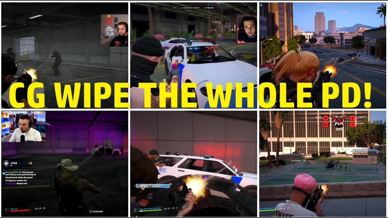 The Whole of CG Wipe 30+ Cops after Killing Padrino (Multiple POVs) | Prodigy RP 2.6