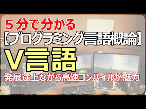 【V言語】高速コンパイル、小さいバイナリの只今発展途上の言語！