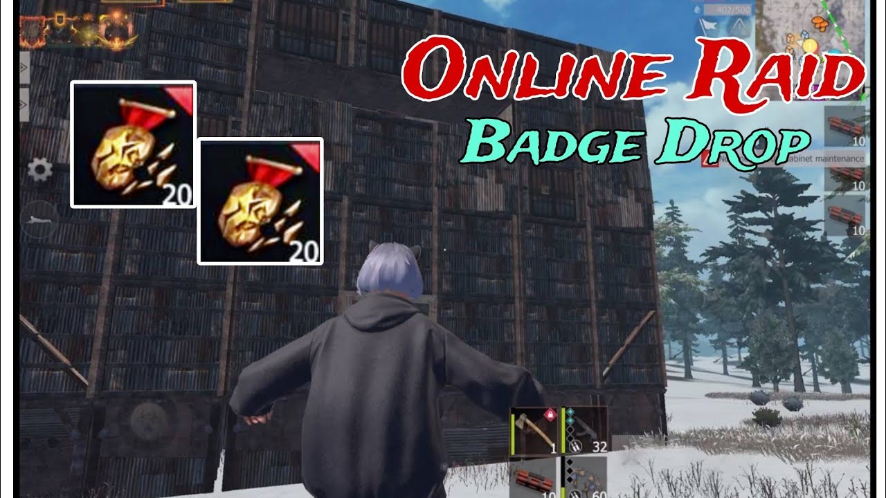Badge Sharde Drop And Online Raid | Badge Hunter  Mode| Last Island Of survival