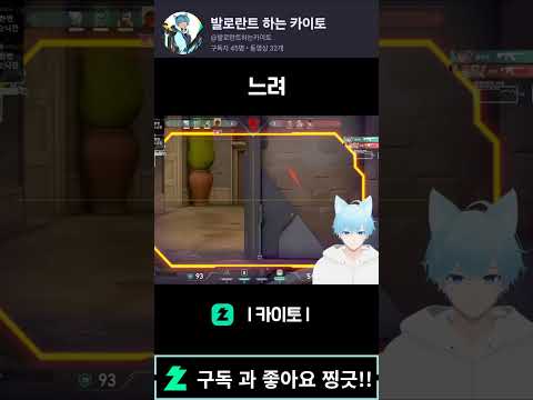 한 발이면 충분했습니다#버츄얼 #발로란트 #shorts