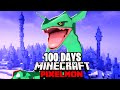 I spent 100 days in legendary pixelmon against my rival duos minecraft