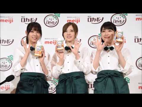 乃木坂46白石＆西野＆高山、可愛すぎるカフェ店員姿